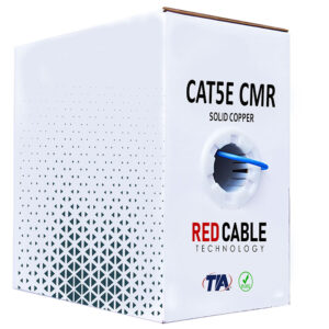Cat5e CMR Riser Shielded F/UTP Solid Bare Copper Cable - 24AWG
